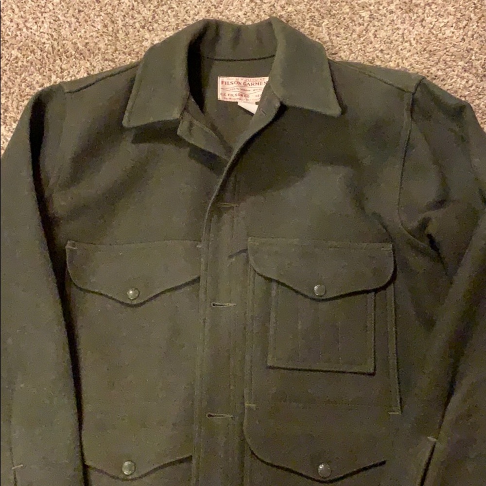 Men’s Filson coat 100% virgin wool